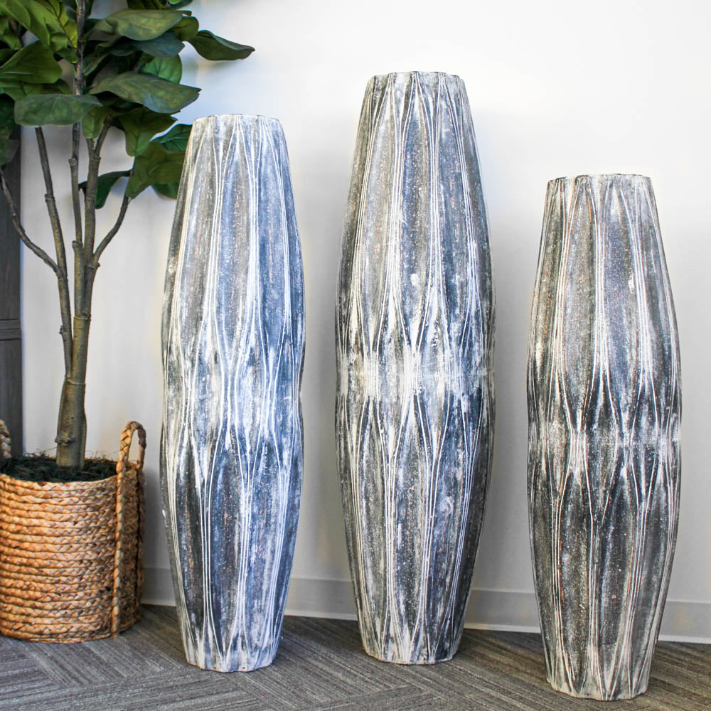 Trelis Decorative Floor Vases
